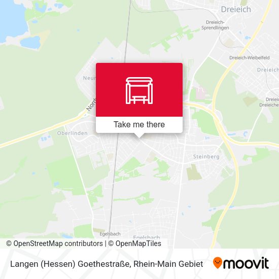 Langen (Hessen) Goethestraße map