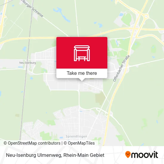 Карта Neu-Isenburg Ulmenweg