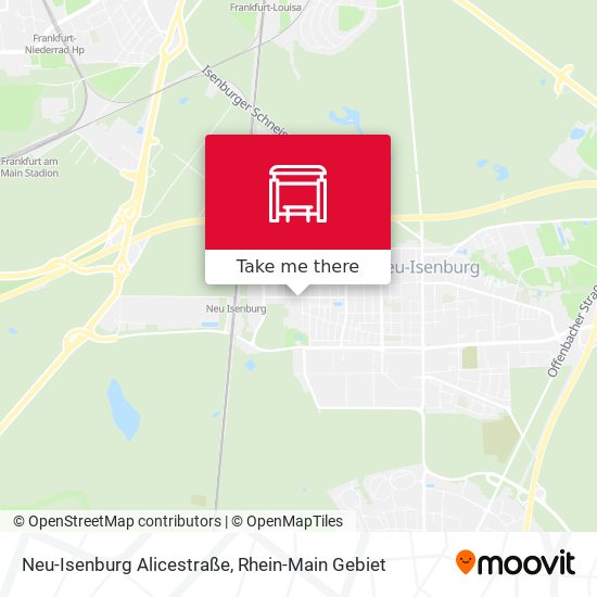 Neu-Isenburg Alicestraße map