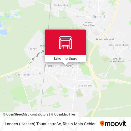 Langen (Hessen) Taunusstraße map