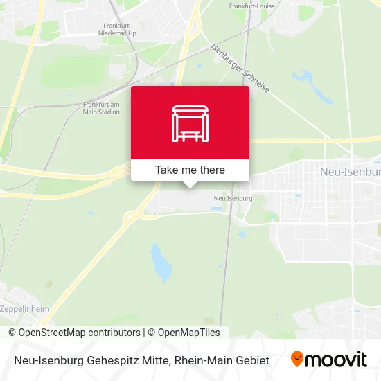 Карта Neu-Isenburg Gehespitz Mitte