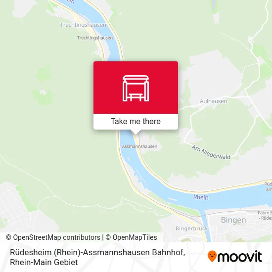 Rüdesheim (Rhein)-Assmannshausen Bahnhof map
