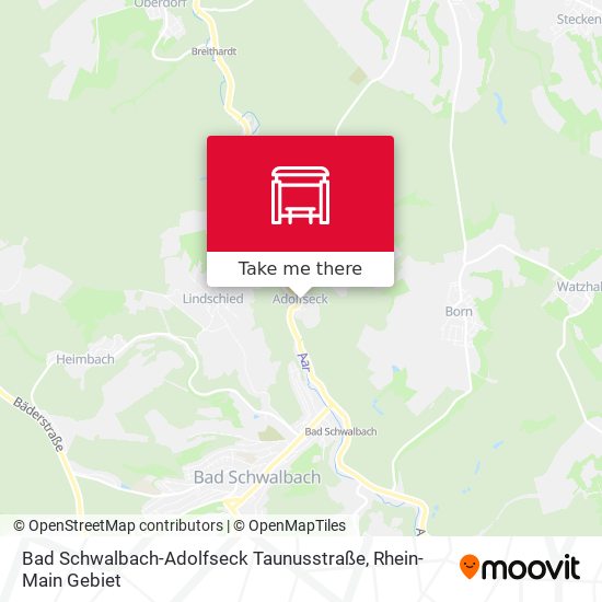 Bad Schwalbach-Adolfseck Taunusstraße map