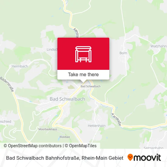 Карта Bad Schwalbach Bahnhofstraße