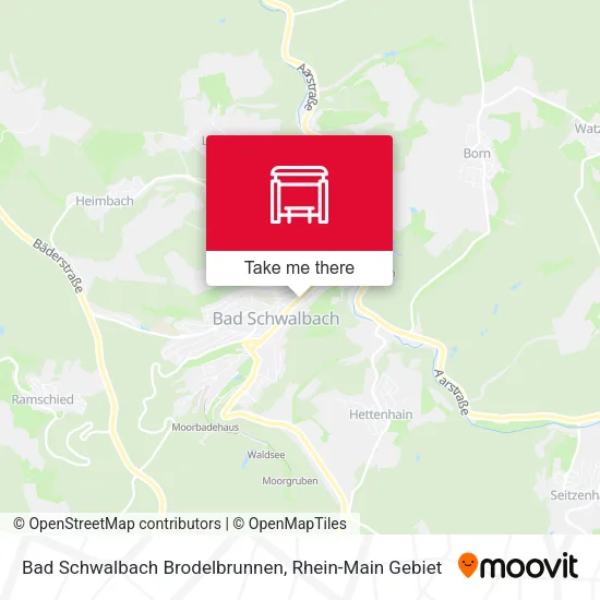 Карта Bad Schwalbach Brodelbrunnen