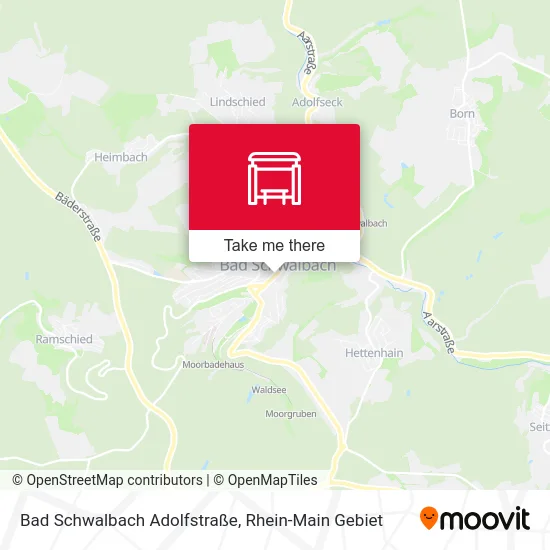 Карта Bad Schwalbach Adolfstraße