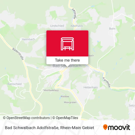 Карта Bad Schwalbach Adolfstraße