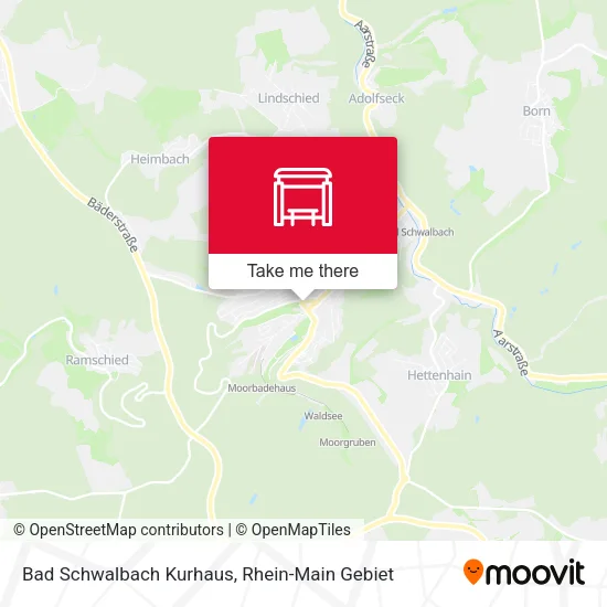 Карта Bad Schwalbach Kurhaus