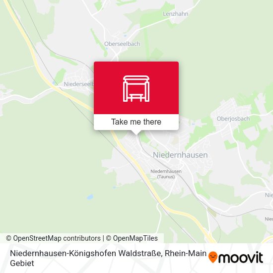 Niedernhausen-Königshofen Waldstraße map