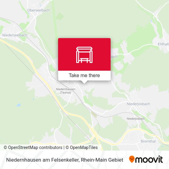 Карта Niedernhausen am Felsenkeller