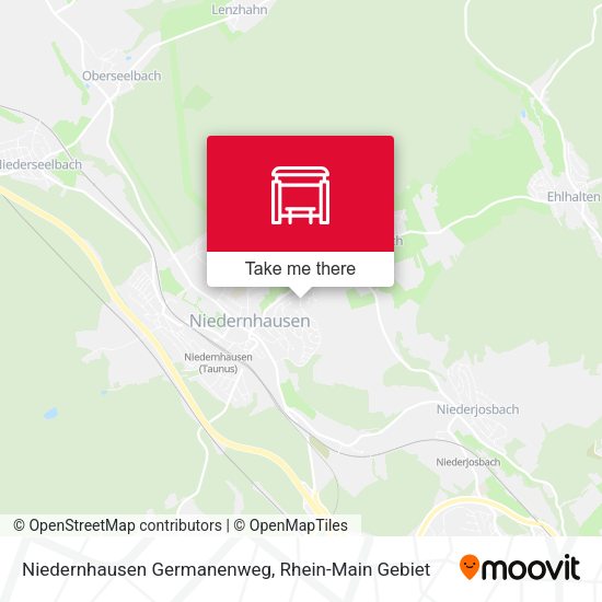Niedernhausen Germanenweg map