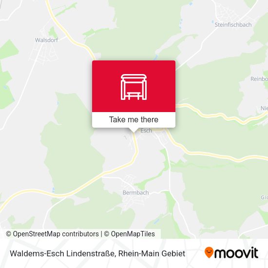 Waldems-Esch Lindenstraße map