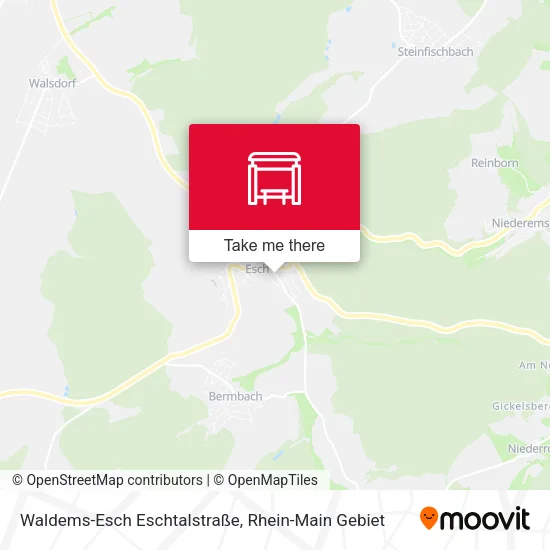 Карта Waldems-Esch Eschtalstraße