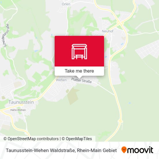 Taunusstein-Wehen Waldstraße map
