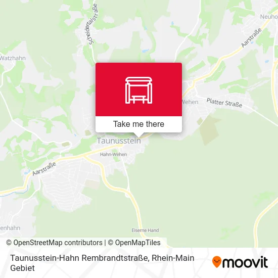 Taunusstein-Hahn Rembrandtstraße map