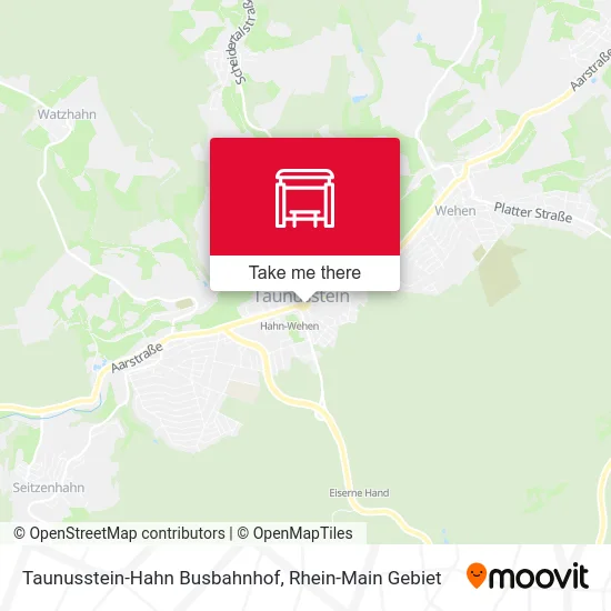 Taunusstein-Hahn Busbahnhof map