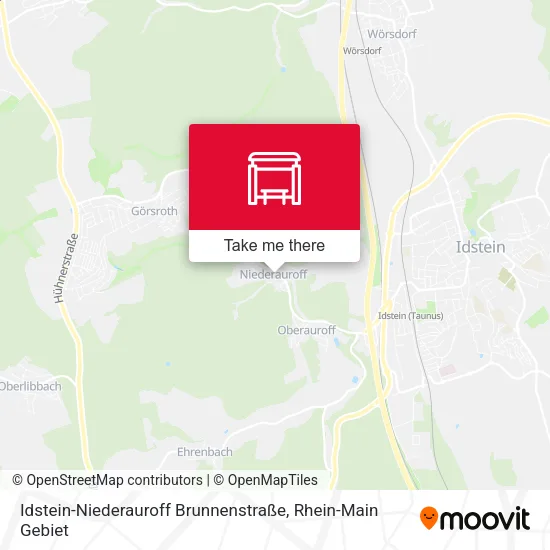 Карта Idstein-Niederauroff Brunnenstraße