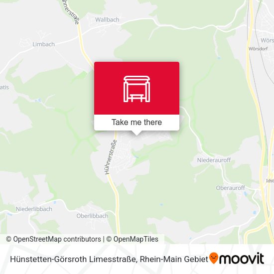 Hünstetten-Görsroth Limesstraße map
