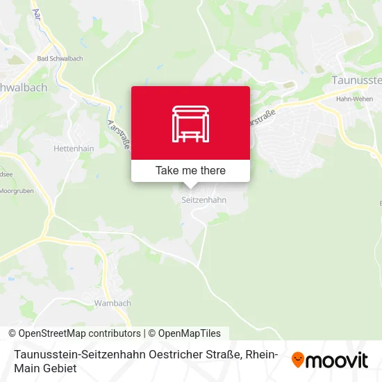 Карта Taunusstein-Seitzenhahn Oestricher Straße
