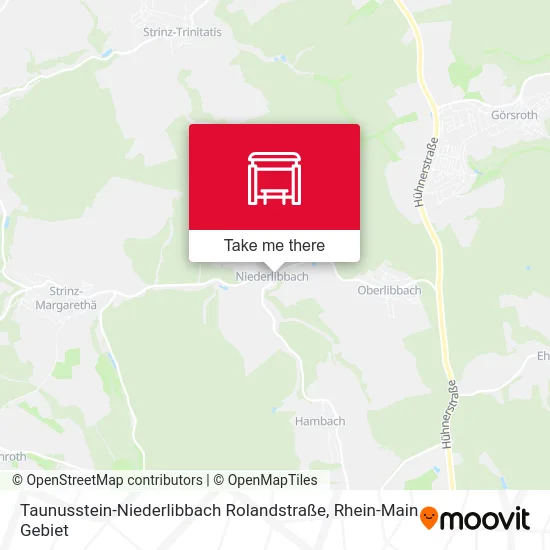 Карта Taunusstein-Niederlibbach Rolandstraße