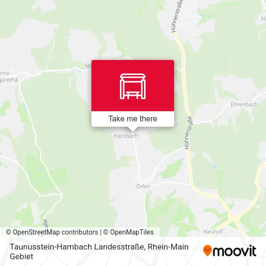 Карта Taunusstein-Hambach Landesstraße