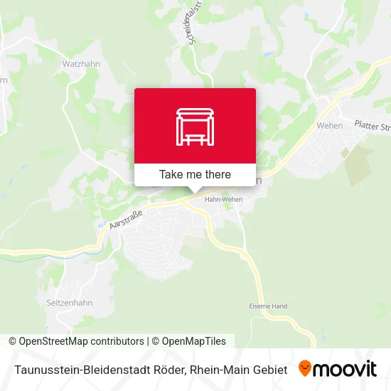 Карта Taunusstein-Bleidenstadt Röder