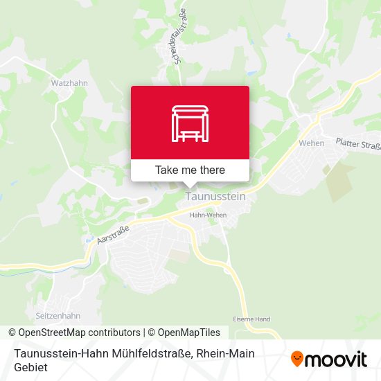 Taunusstein-Hahn Mühlfeldstraße map