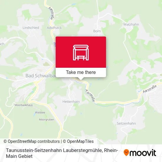 Карта Taunusstein-Seitzenhahn Lauberstegmühle