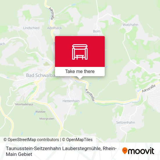 Карта Taunusstein-Seitzenhahn Lauberstegmühle