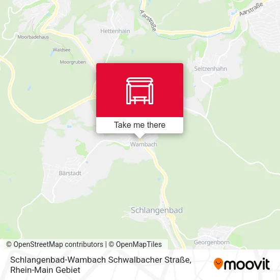 Карта Schlangenbad-Wambach Schwalbacher Straße