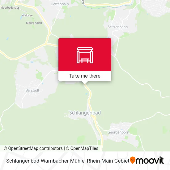 Карта Schlangenbad Wambacher Mühle