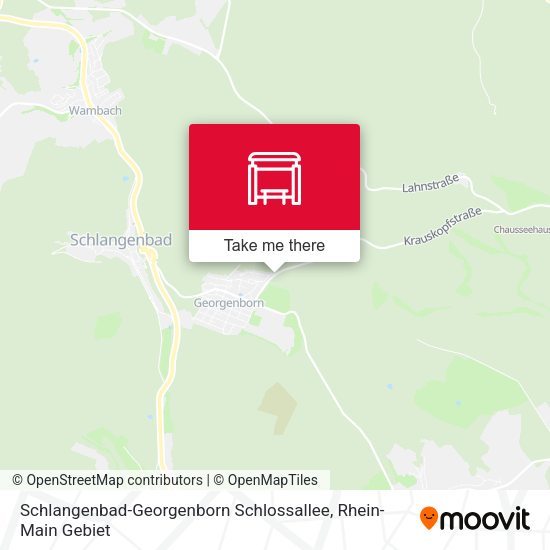 Schlangenbad-Georgenborn Schlossallee map