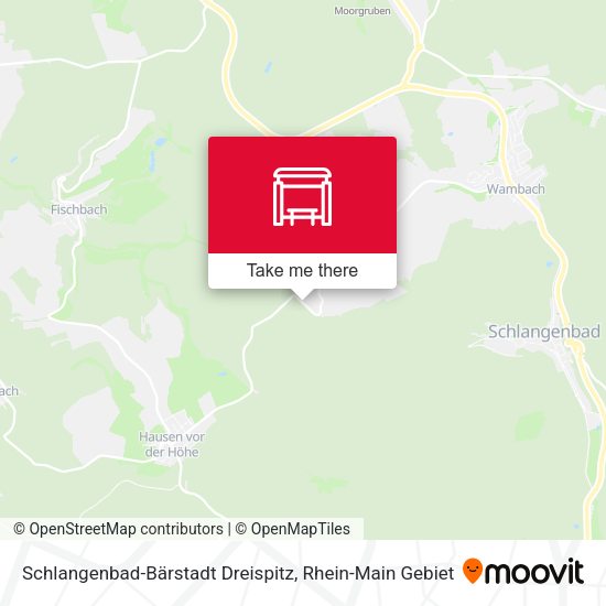 Schlangenbad-Bärstadt Dreispitz map