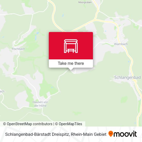 Schlangenbad-Bärstadt Dreispitz map