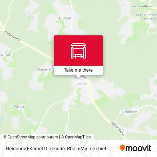 Карта Heidenrod-Kemel Die Haide