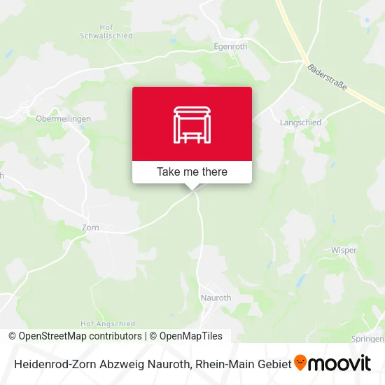 Карта Heidenrod-Zorn Abzweig Nauroth