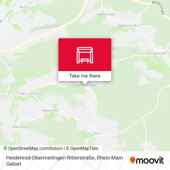 Карта Heidenrod-Obermeilingen Ritterstraße