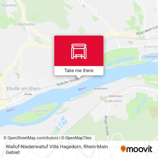 Walluf-Niederwalluf Villa Hagedorn map