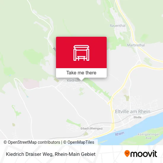 Карта Kiedrich Draiser Weg