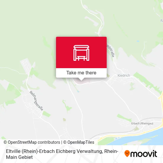 Карта Eltville (Rhein)-Erbach Eichberg Verwaltung