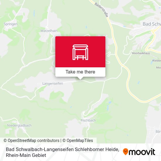Bad Schwalbach-Langenseifen Schlehborner Heide map