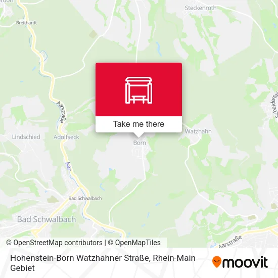 Карта Hohenstein-Born Watzhahner Straße