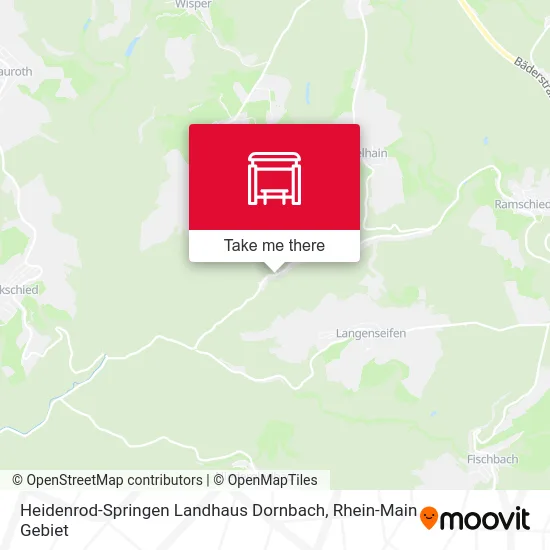 Карта Heidenrod-Springen Landhaus Dornbach