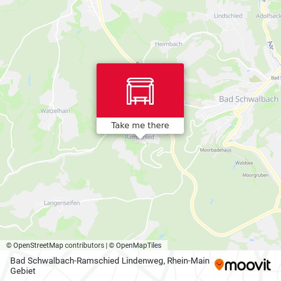 Карта Bad Schwalbach-Ramschied Lindenweg