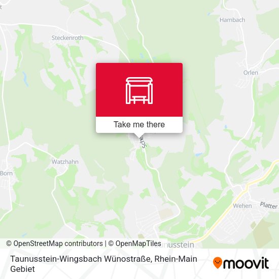 Taunusstein-Wingsbach Wünostraße map