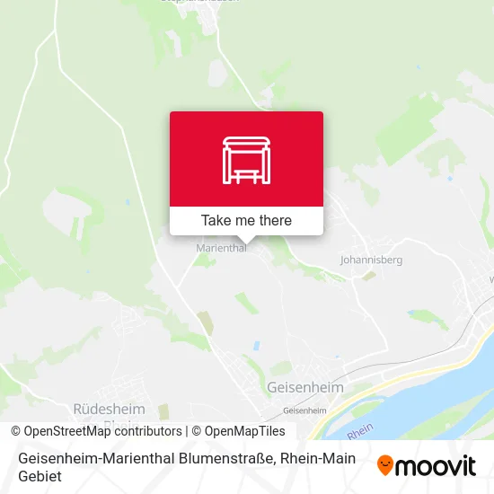 Карта Geisenheim-Marienthal Blumenstraße