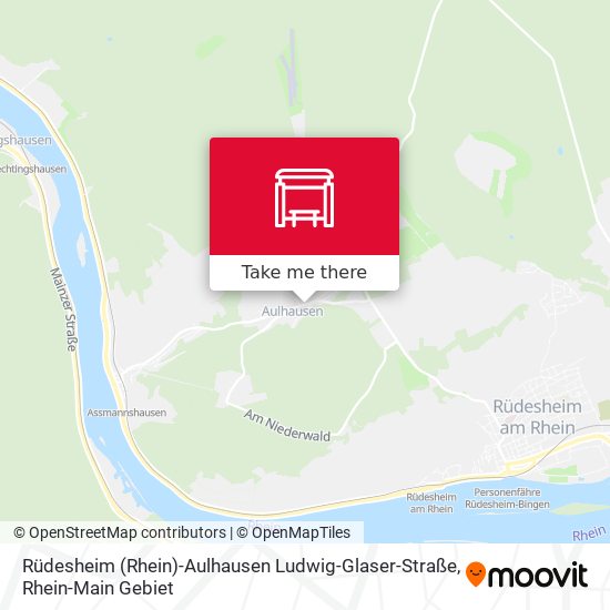 Карта Rüdesheim (Rhein)-Aulhausen Ludwig-Glaser-Straße