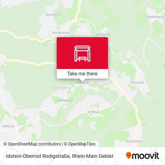 Idstein-Oberrod Rodigstraße map