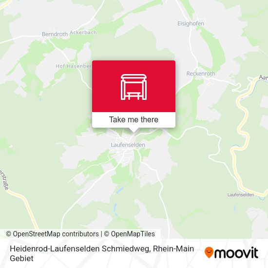 Heidenrod-Laufenselden Schmiedweg map