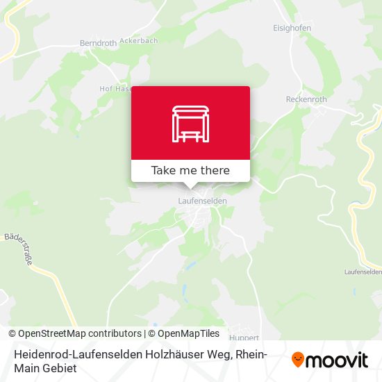 Карта Heidenrod-Laufenselden Holzhäuser Weg